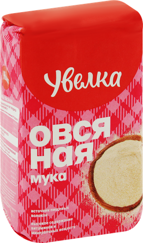 

Мука Увелка овсяная первый сорт 1 кг