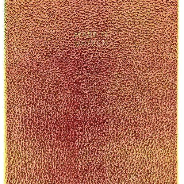 Книжка зап. А5 оранжевый переливающийся 96 л. комб. блок LOREX IRIDESCENT