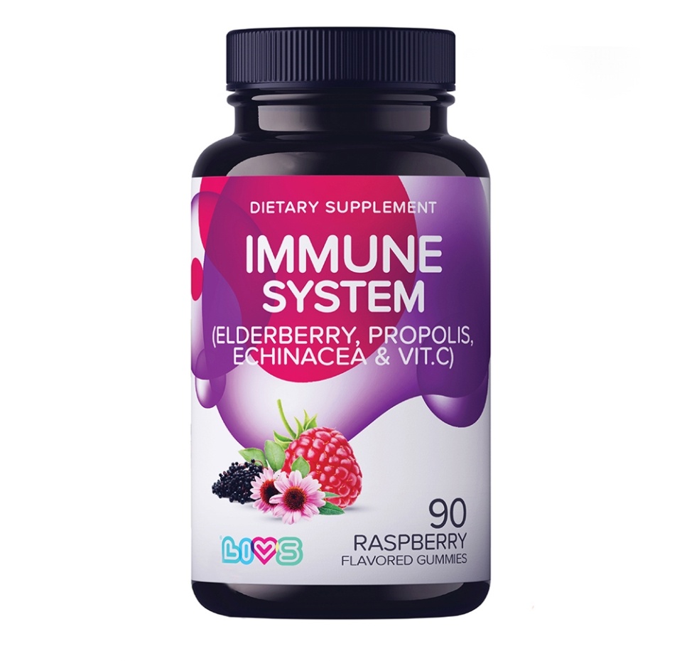 

LIVS Immune System пастилки жевальные малина 90 шт.