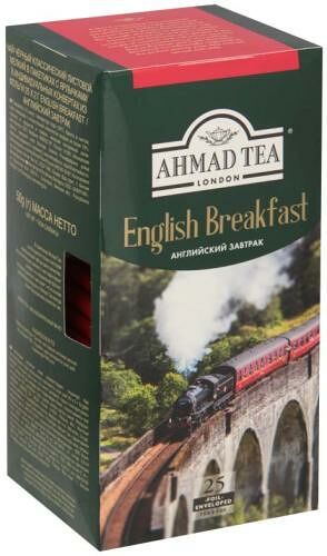 Чай чёрный Ahmad Tea English Breakfast  25х2г