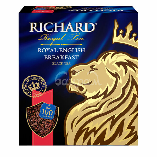 Чай Richard 100*2гр Royal English Breakfast Черный Байховый