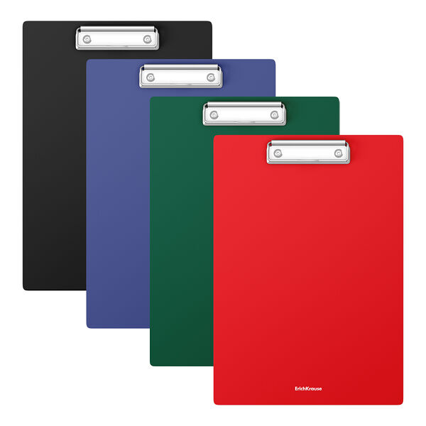 Планшет пластиковый ErichKrause Matt Classic, А4, ассорти 55125