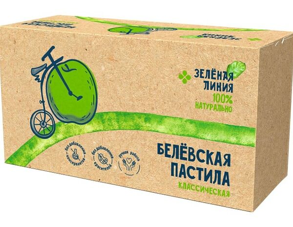 Пастила Белевская Зеленая Линия Классическая 180г