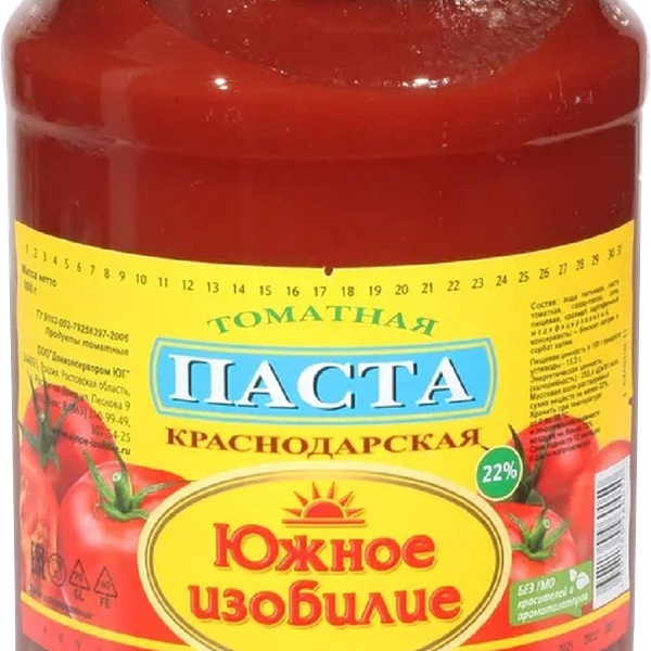 Томатная паста Южное изобилие Краснодарская 22%