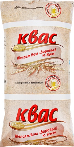 

Квас нефильтрованный осветленный Благодать, 1л