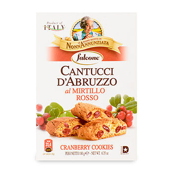 Печенье Cantucci D'Abruzzo с клюквой, Falcone, 180 г
