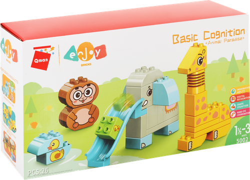 

Конструктор QMAN Животные, 26 деталей