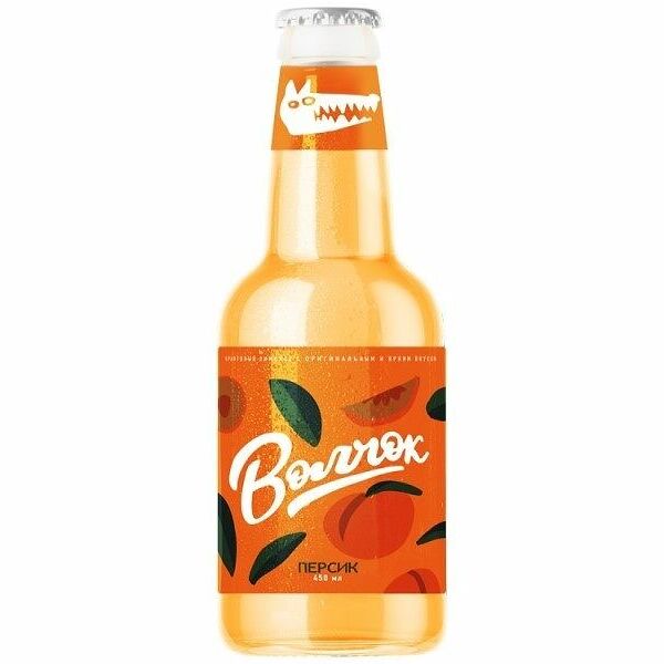Лимонад Волчок со вкусом персика