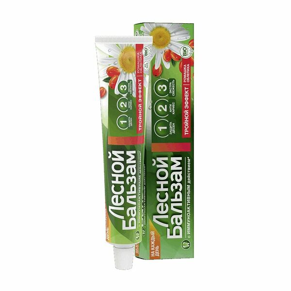 Лесной Бальзам Зубная паста Ромашка-Облепиха