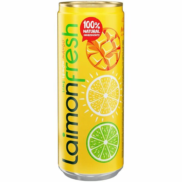 Напиток безалкогольный Laimon Fresh Mango среднегазированный, 330мл
