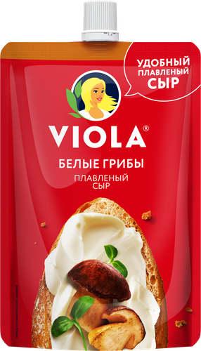 

Сыр плавленый с белыми грибами м.д.ж. в с.в. 45% Виола 180г, Россия