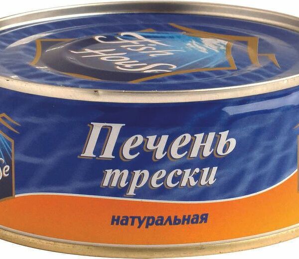 Печень трески Fish House натуральная, 230г