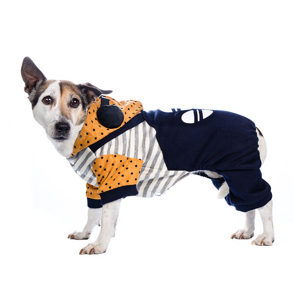 Костюм с лапкой для собак 2XL синий (унисекс)