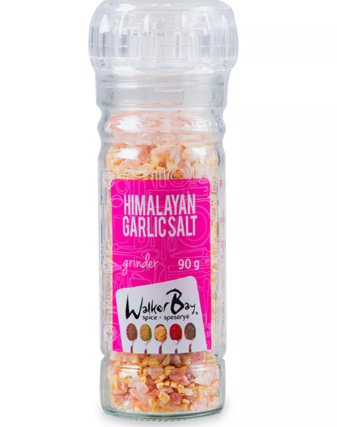 Соль гималайская чесночная копчёная крупная,  Walker Bay