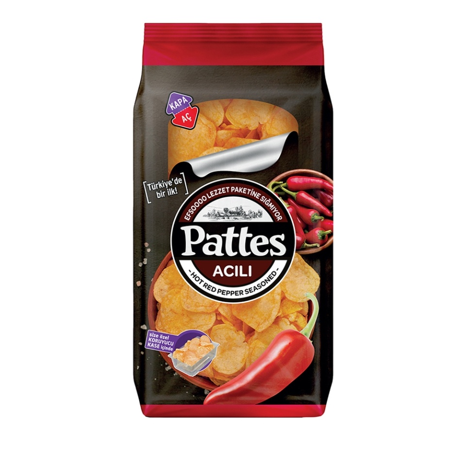 

Чипсы Pattes картофельные с красным перцем 100 г