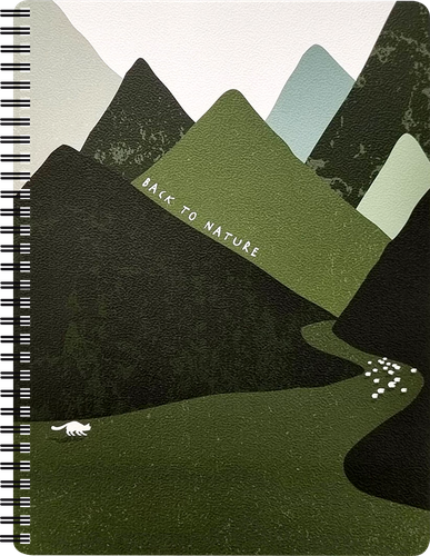 

Тетрадь общая BESMART Романтика, А5 96 листов в клетку на спирали