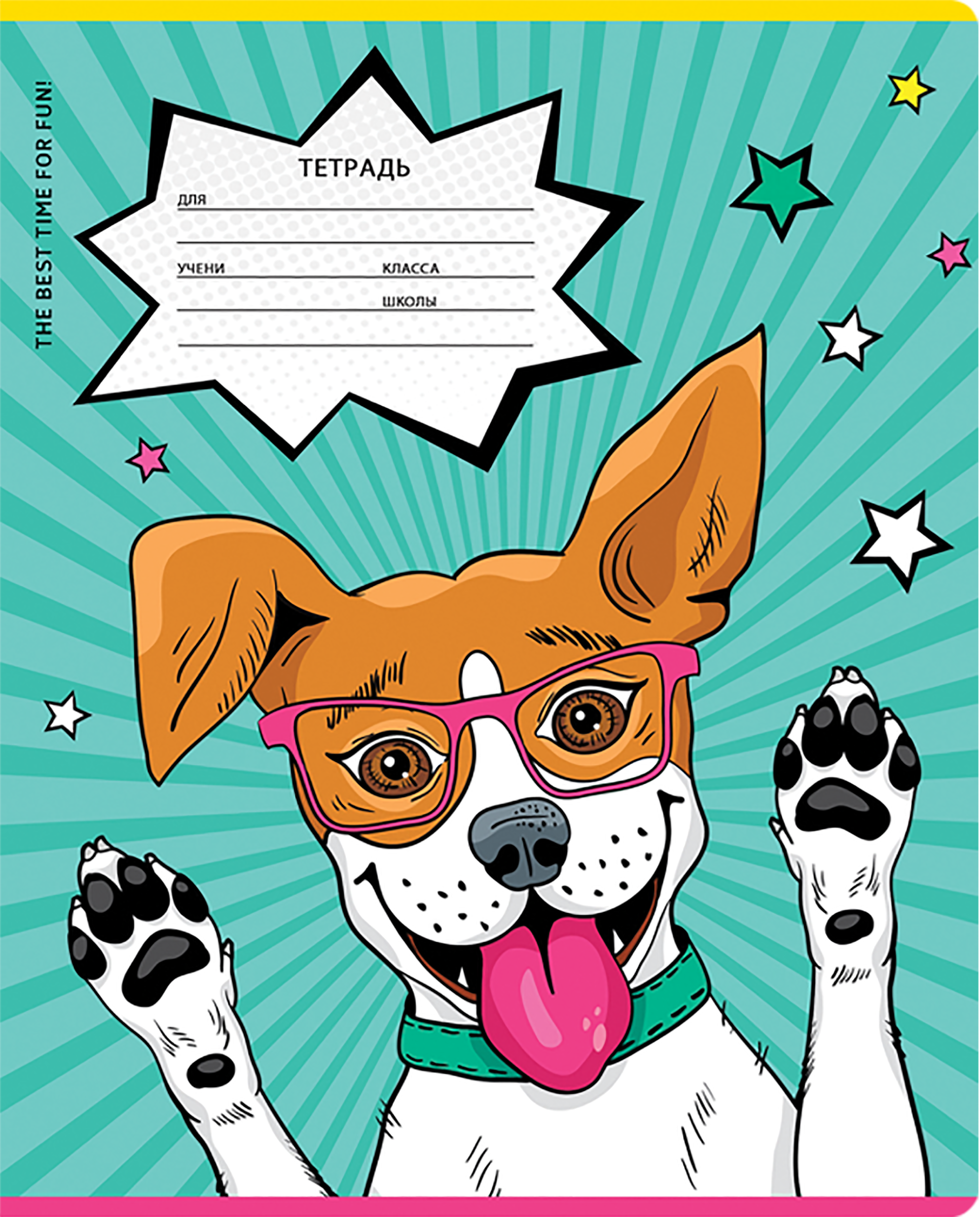 

Тетрадь ARTSPACE Питомцы Comic animals, 12 листов, в клетку