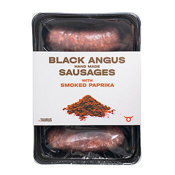 Колбаски из мраморной говядины с копченой паприкой охлажденные Taurus