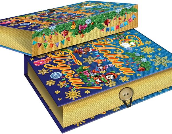 Коробка подарочная Magic Pack Пингвин и мишка Размер S 18*12*5см