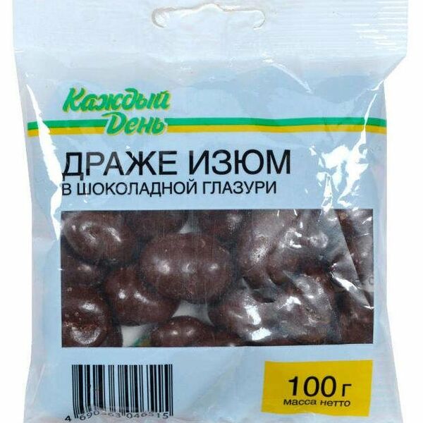 Изюм Каждый День в шоколадной глазури