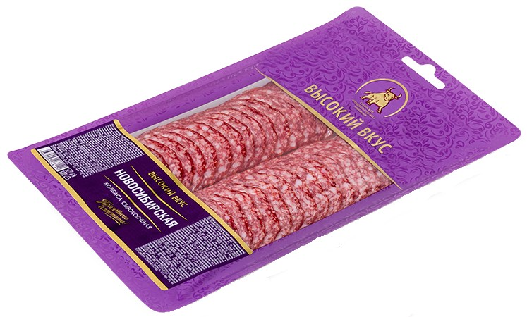 

Колбаса сырокопченая Высокий вкус Новосибирская 100 г