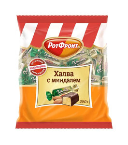 Конфеты Рот Фронт халва с миндалем в Магнит со скидкой –40%