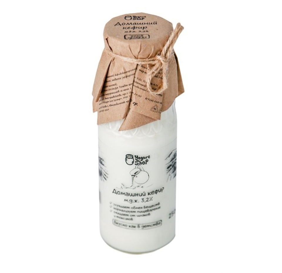 

Кефир 3.2%, Yogurt Shop, 250 г, Россия, БЗМЖ