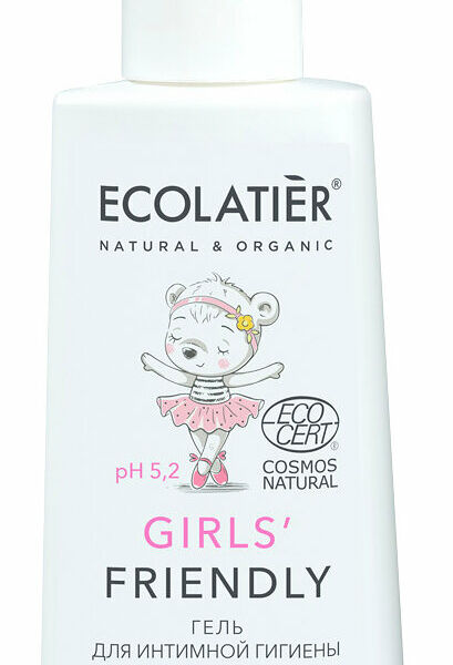 ECOLATIER Детский гель для интимной гигиены Girls' Friendly 3+, 150 мл