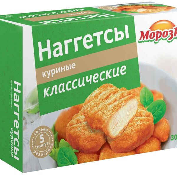Наггетсы куриные Морозко Классические, 300 г