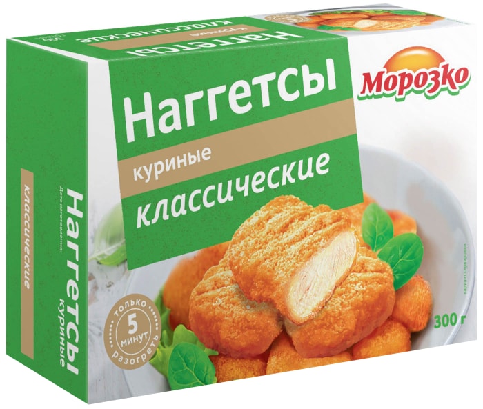 

Наггетсы куриные Морозко Классические, 300 г