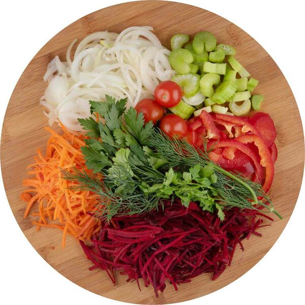 Овощная приправа для борща с перцем