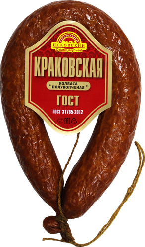 

Колбаса полукопченая МК ПСКОВСКИЙ Краковская, весовая