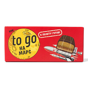 Шоколадный батончик Raw to Go с карамелью