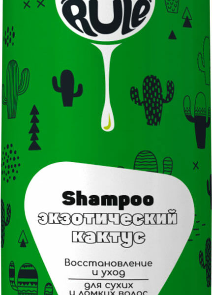Шампунь для сухих и ломких волос Cool Rule Восстановление Уход Экзотический Кактус 400 мл