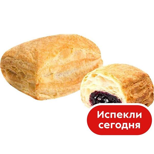 Слойка с начинкой Черная смородина 60г