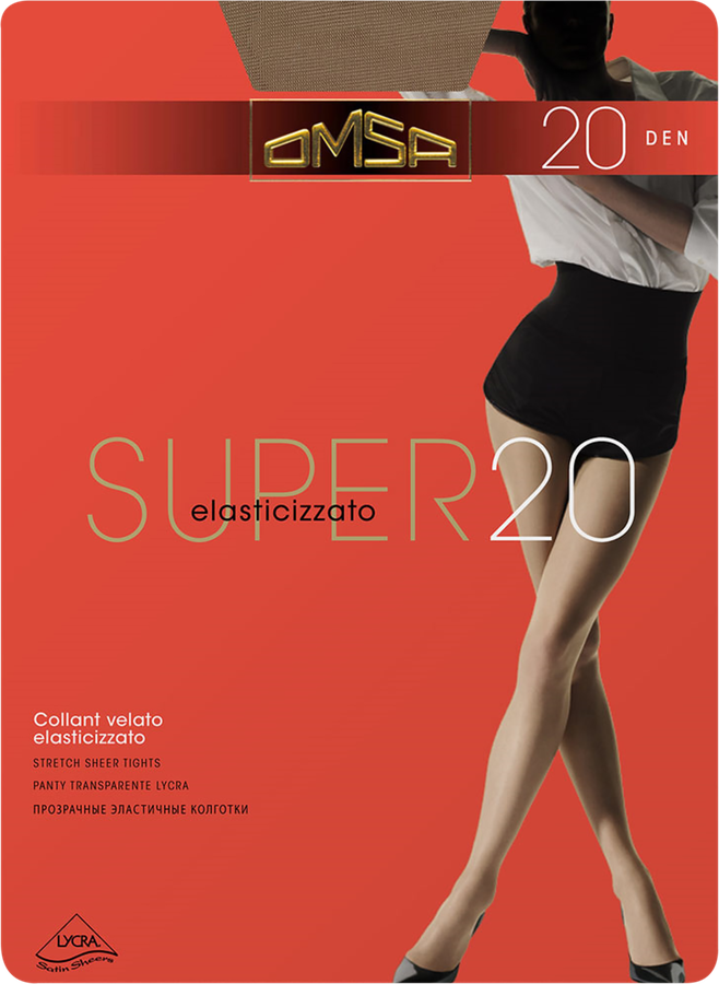 

Колготки женские OMSA Super 20 20 den caramello 3