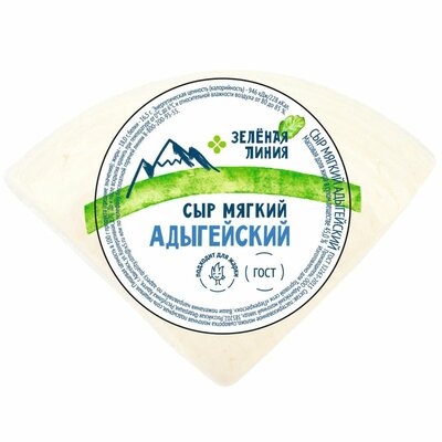 Сыр Зелёная Линия Адыгейский мягкий 45% вес