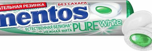 Жевательная резинка Mentos Нежная мята 15.5г