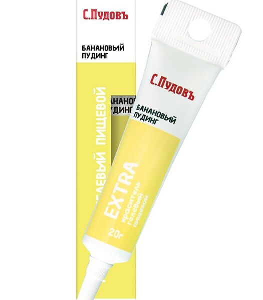 Гель краситель пищевой С.Пудовъ Желтый 20г