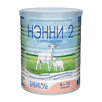 Молочная смесь сухая адаптированная Нэнни №2 с пребиотиками с 6 месяцев