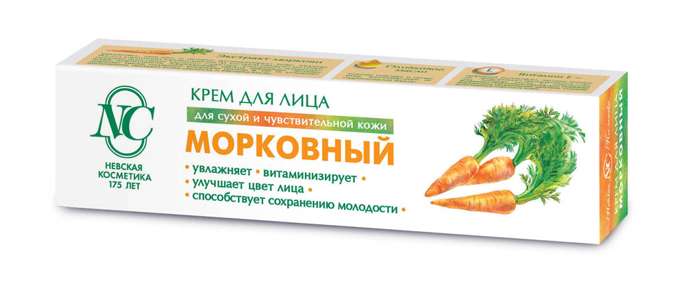 

Крем для лица Невская Косметика морковный для сухой и чувствительной кожи 40 мл