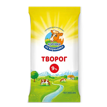 

Творог мягкий Коровка из Кореновки 9% БЗМЖ 180 г