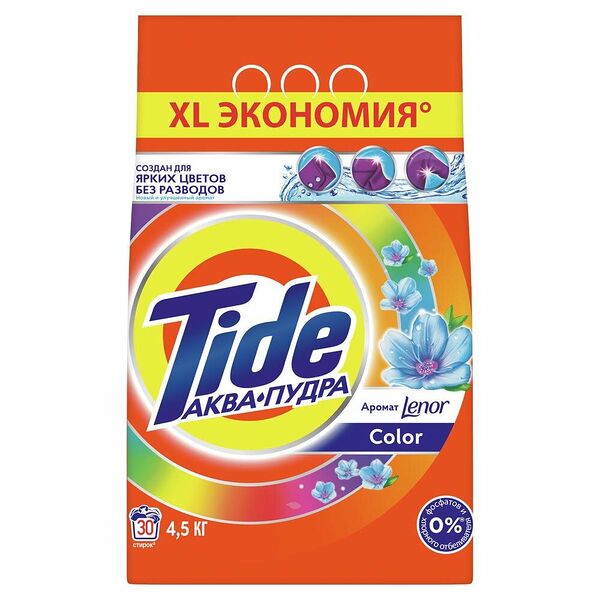 Стиральный порошок Tide Lenor Touch of Scent Color автомат