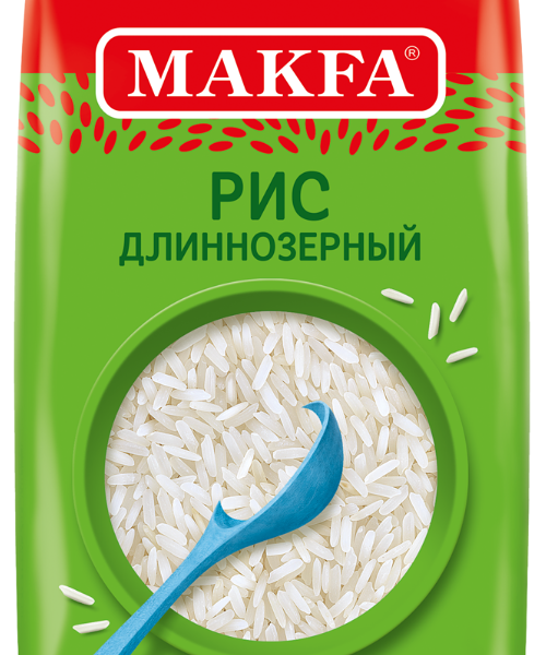 Рис Makfa шлифованный длиннозерный