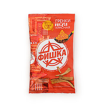 Гренки Фишка Икра красная