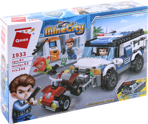 

Конструктор QMAN Джип, 244 детали