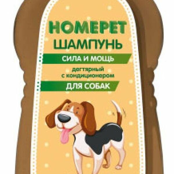Шампунь для собак Homepet Сила и помощь дегтярный с кондиционером
