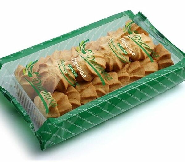 Печенье Диетика Классическое сдобное безглютеновое, 170г