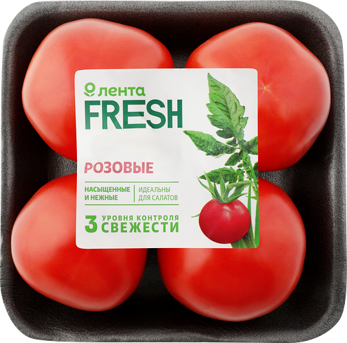 Томаты розовые ЛЕНТА FRESH, 500г