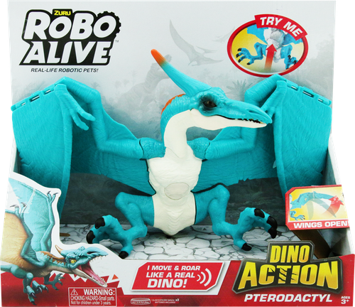 

Игрушка ROBO ALIVE Птеродактиль, со звуковыми эффектами, Арт. 7173-S001